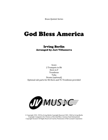 God Bless America by Celine Dion Euphonium - Digital Sheet Music