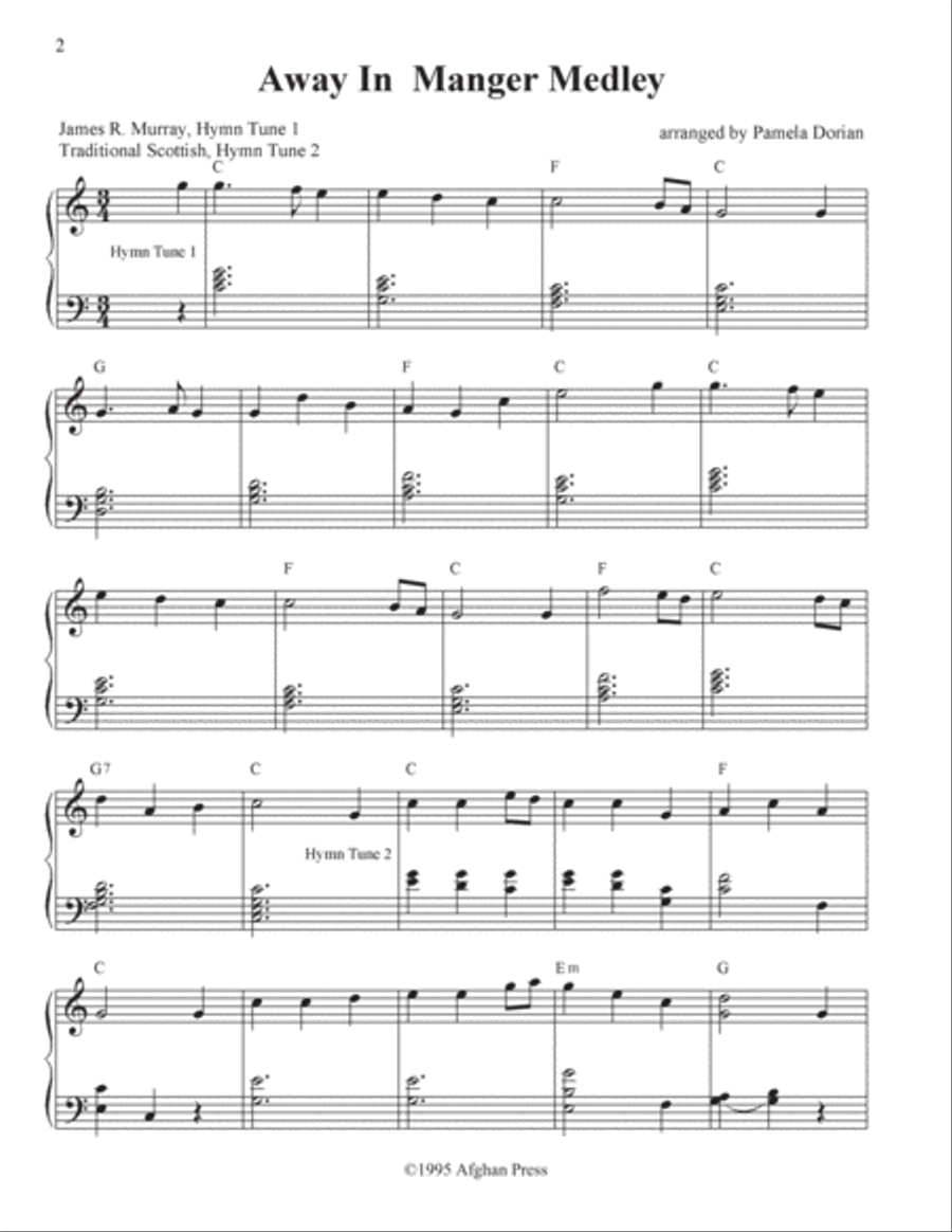 22 Carols for 22 Strings Harp scores gallery preview page 6