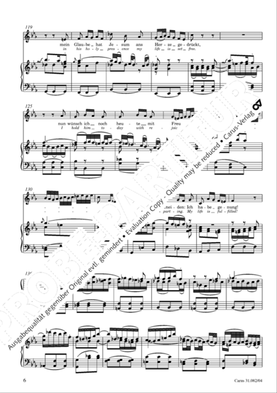 I have enough (Ich habe genung) Mezzo-Soprano Voice scores gallery preview page 7