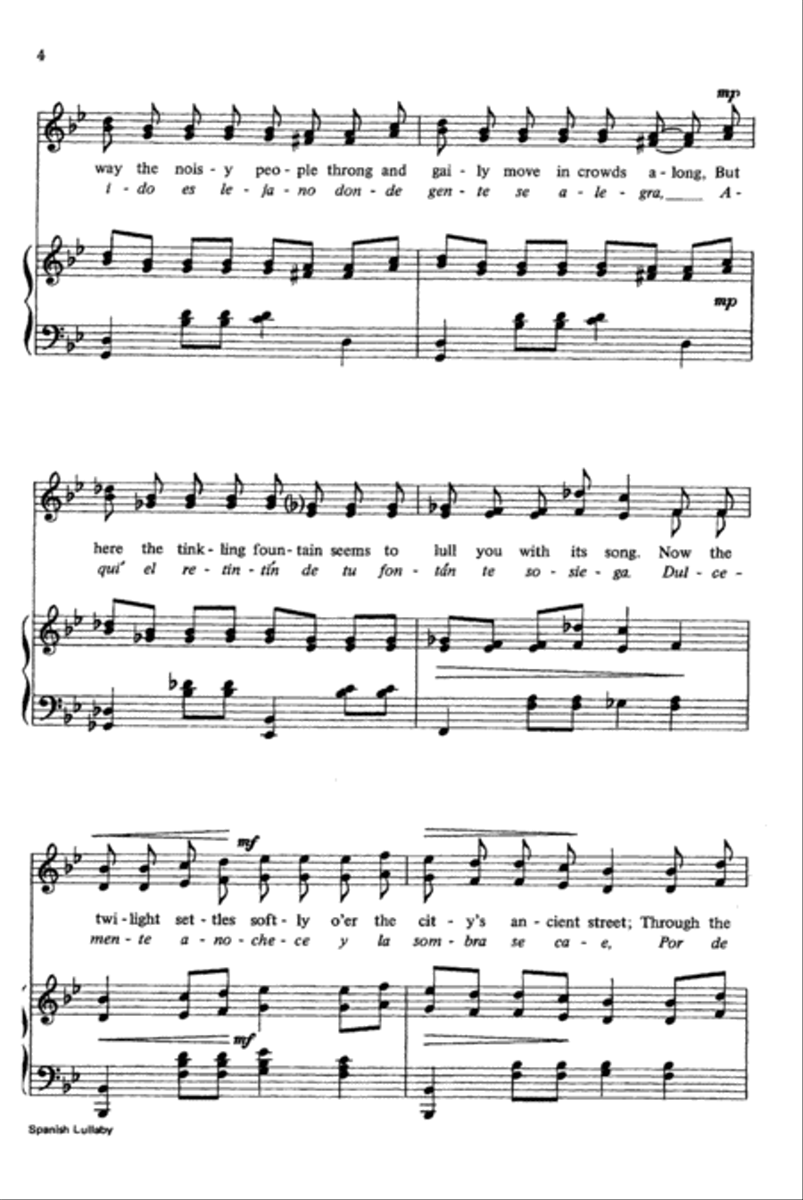 Spanish Lullaby SA scores gallery preview page 12