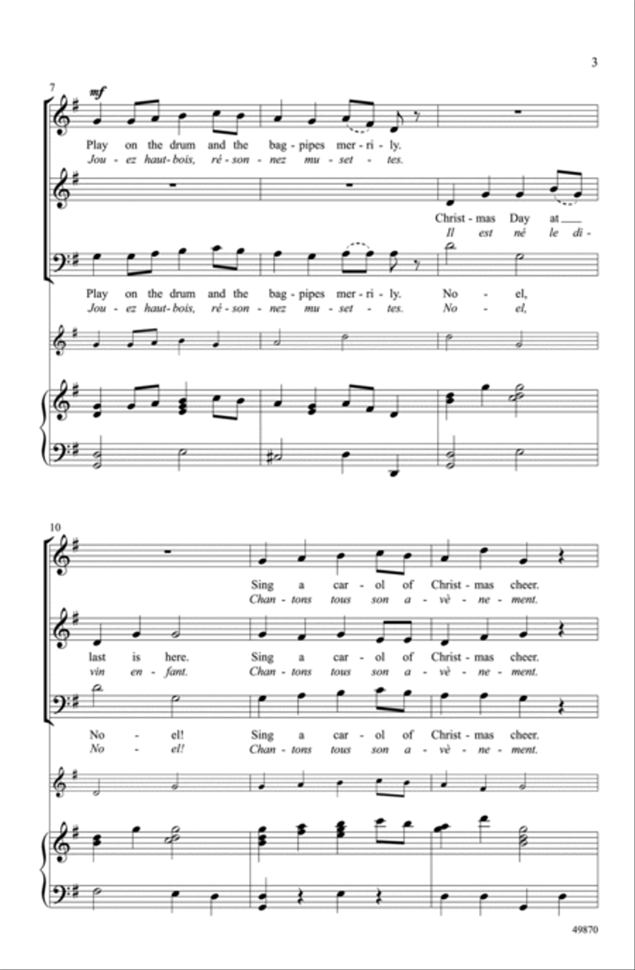 French Carol Duet French Carol Duet Choir scores gallery preview page 2
