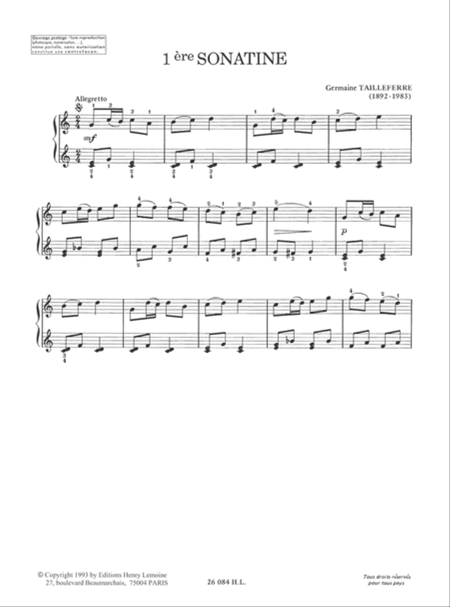 Sonatines (3) Sonatines (3) Piano Solo scores gallery preview page 2
