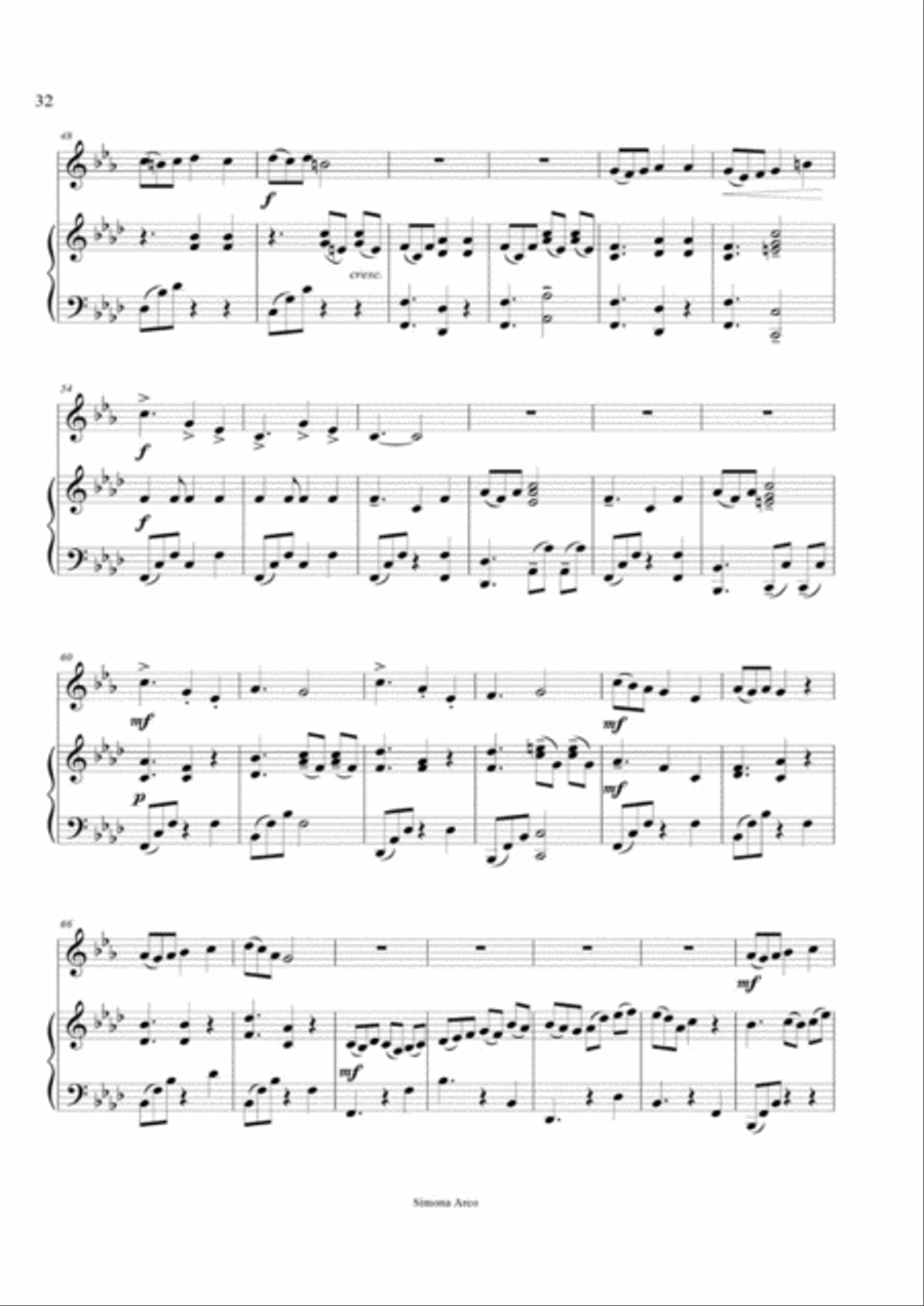 Aria and Dance Horn scores gallery preview page 4