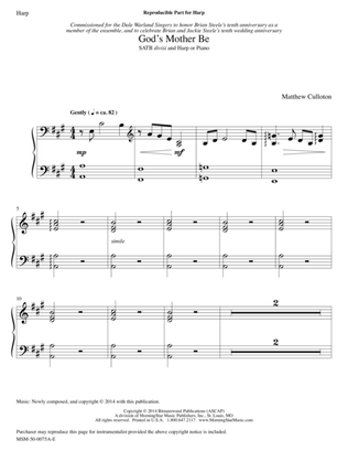 God's Mother Be (Downloadable Harp Part)