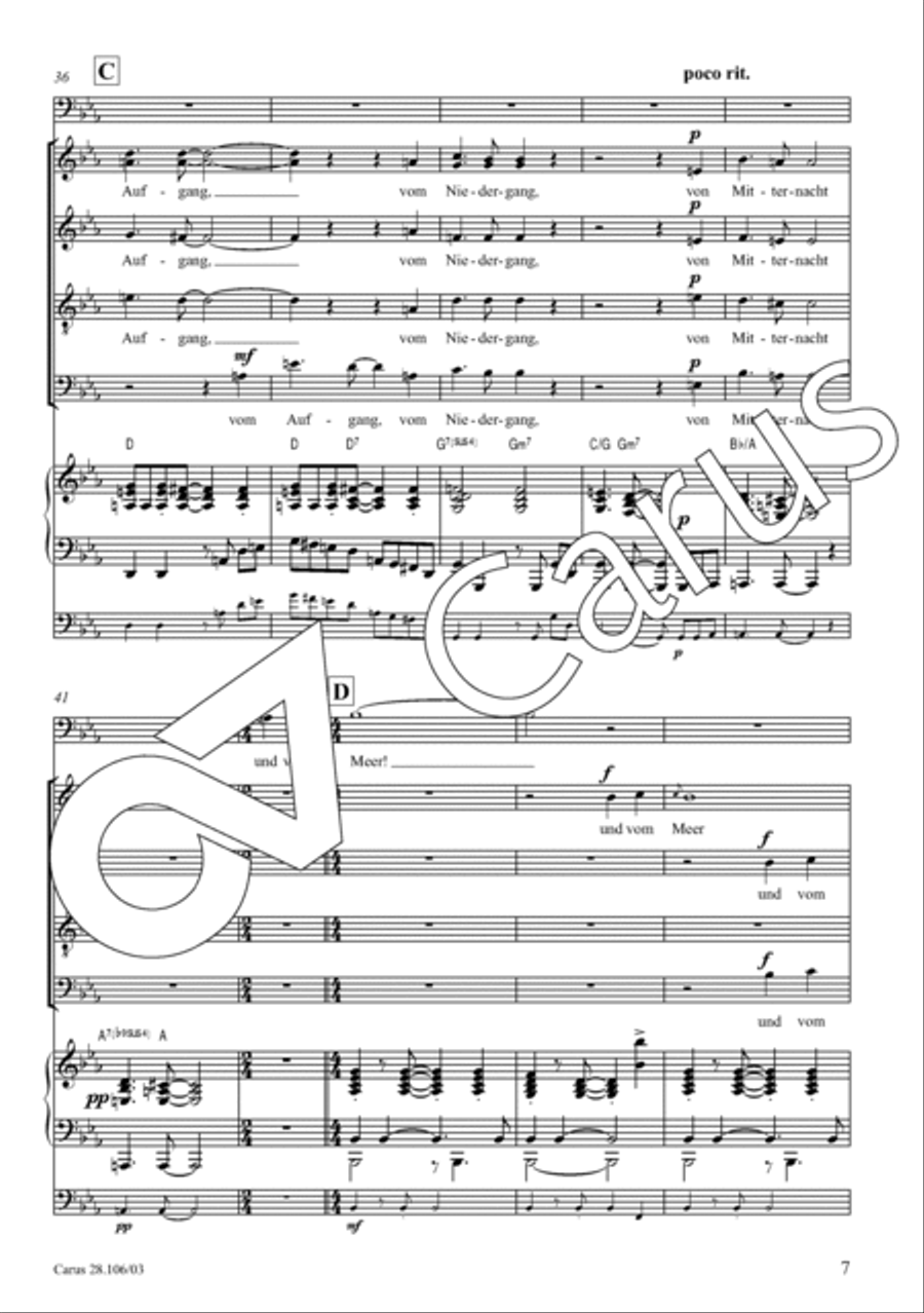 Die mit Schiffen auf dem Meer (Psalm 107) 4-Part scores gallery preview page 8