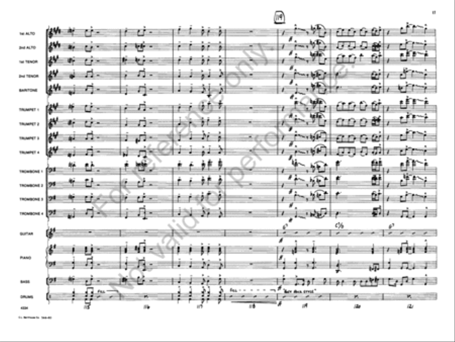Gospel John Jazz Ensemble scores gallery preview page 17