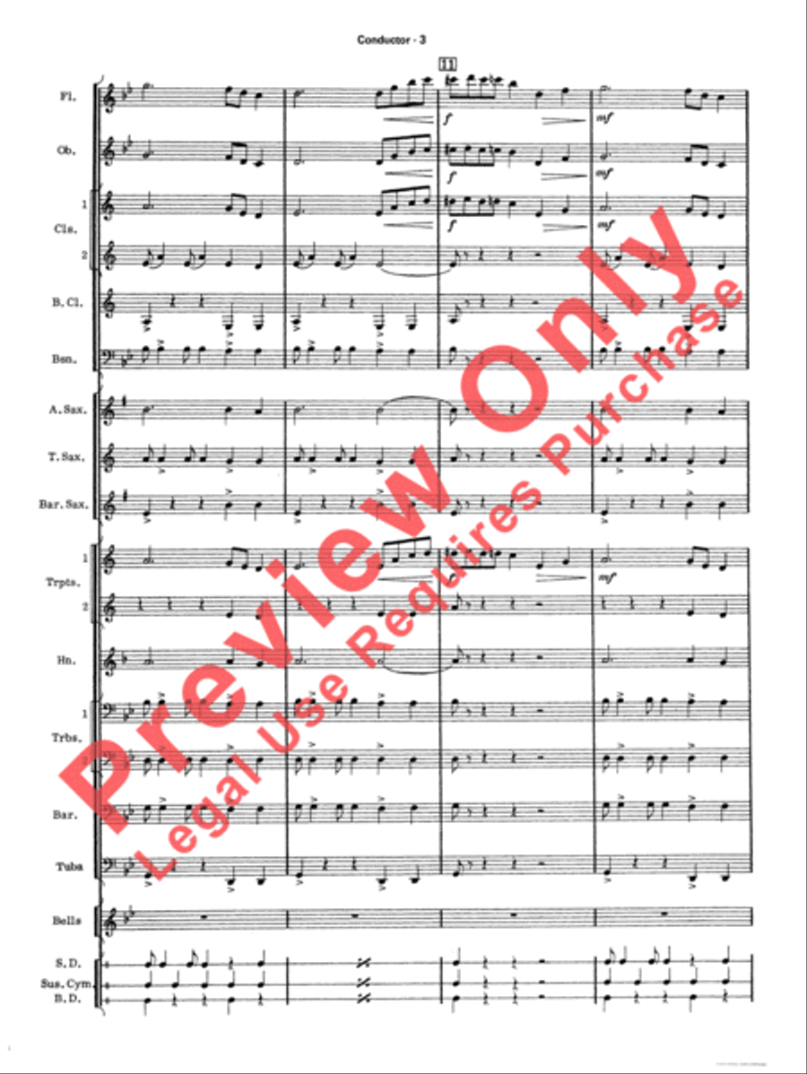 Take Five Concert Band scores gallery preview page 6