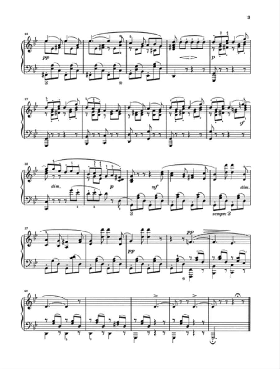 Felix Mendelssohn – Venetian Gondola Songs Piano Solo scores gallery preview page 4