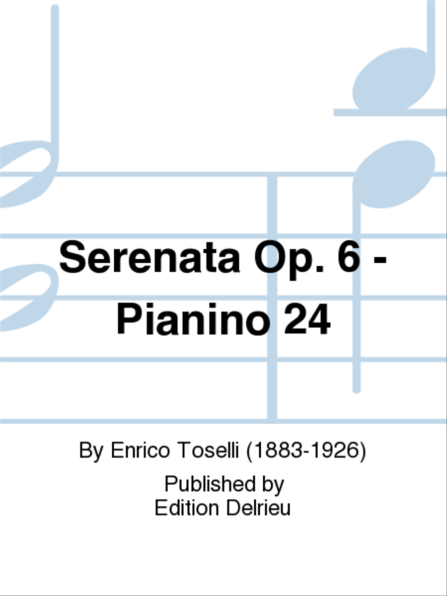 Serenata Op. 6 - Pianino 24 Piano Solo scores gallery preview page 1