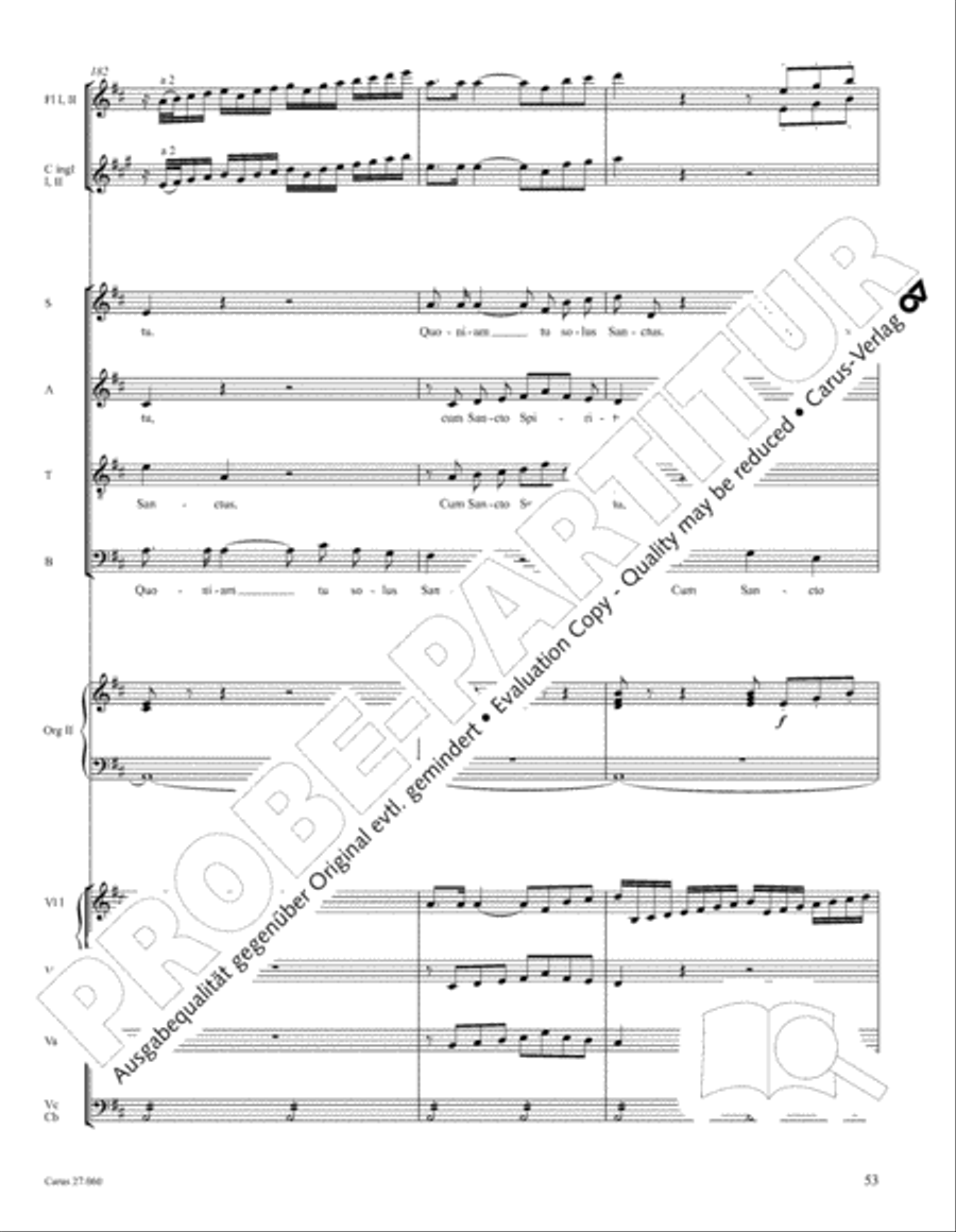 Messe a quatre voix 4-Part scores gallery preview page 64
