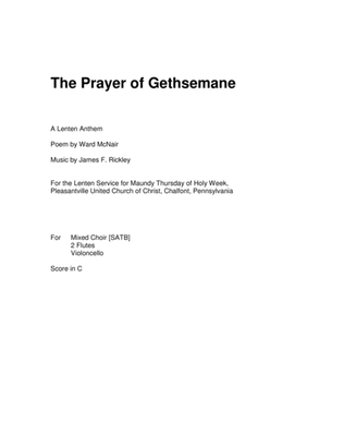 The Prayer Of Gethsemane