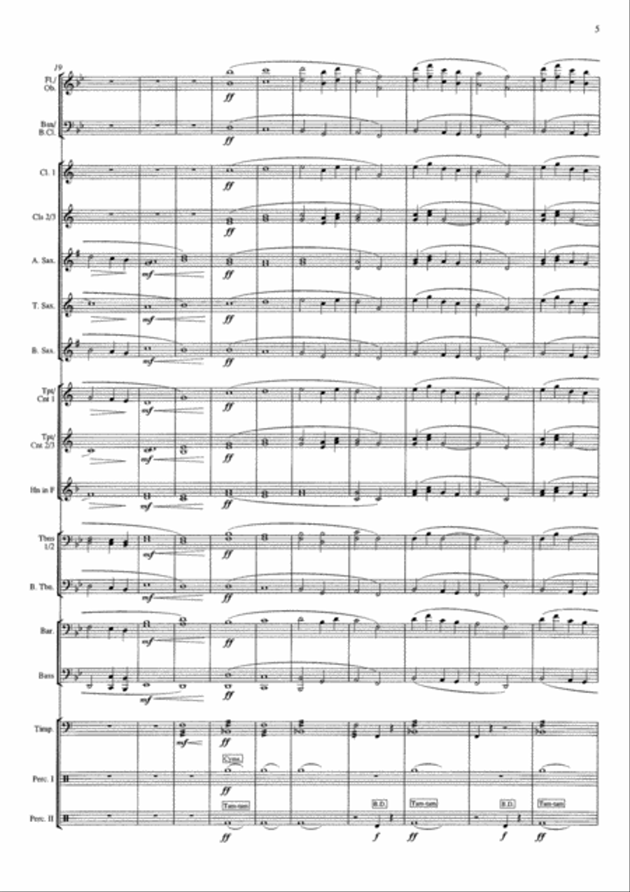 The Great Gate Of Kiev Concert Band scores gallery preview page 6
