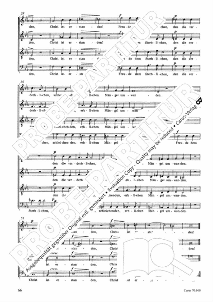Geistliches Chorbuch der Romantik Choir scores gallery preview page 67