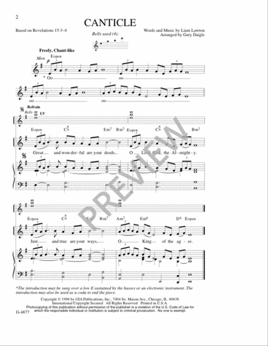 Canticle 4-Part scores gallery preview page 3