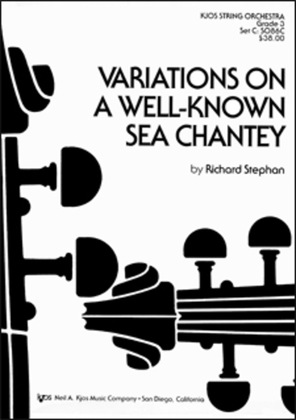 Book cover for Variations on a Well-Known Sea Chantey - Score