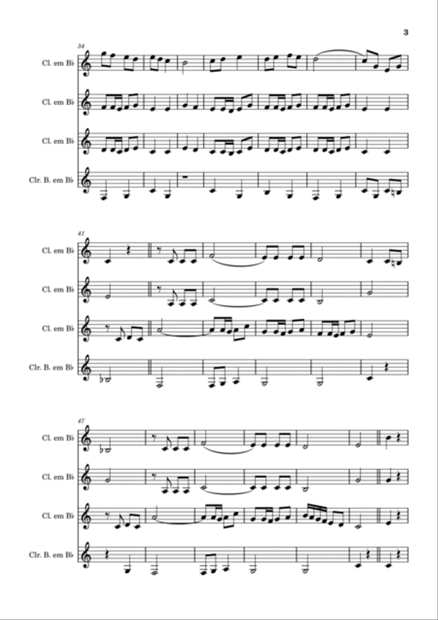 Alecrim (Rosemary) Woodwind Ensemble scores gallery preview page 4