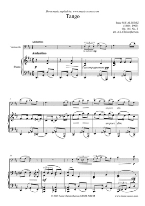 Tango - Cello and Piano (D ma)