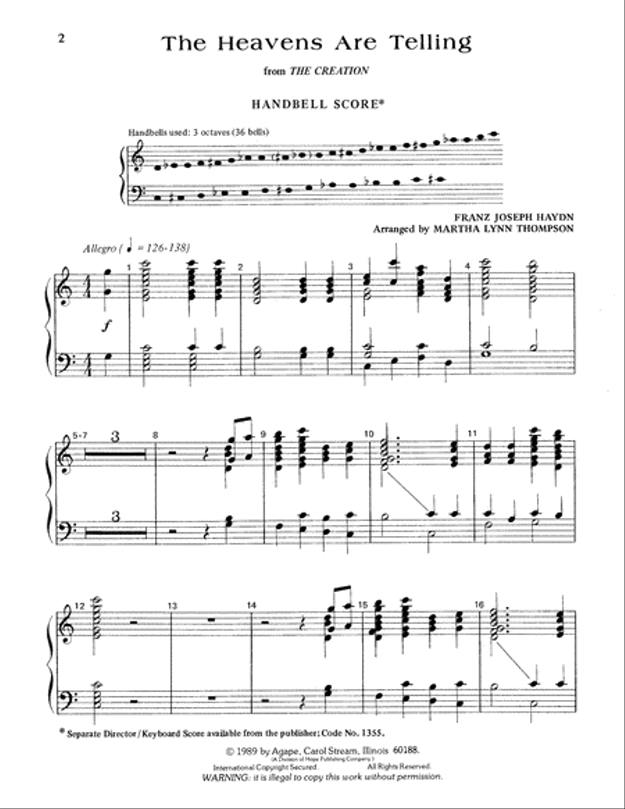 The Heavens Are Telling The Heavens Are Telling 3-Octaves scores gallery preview page 10