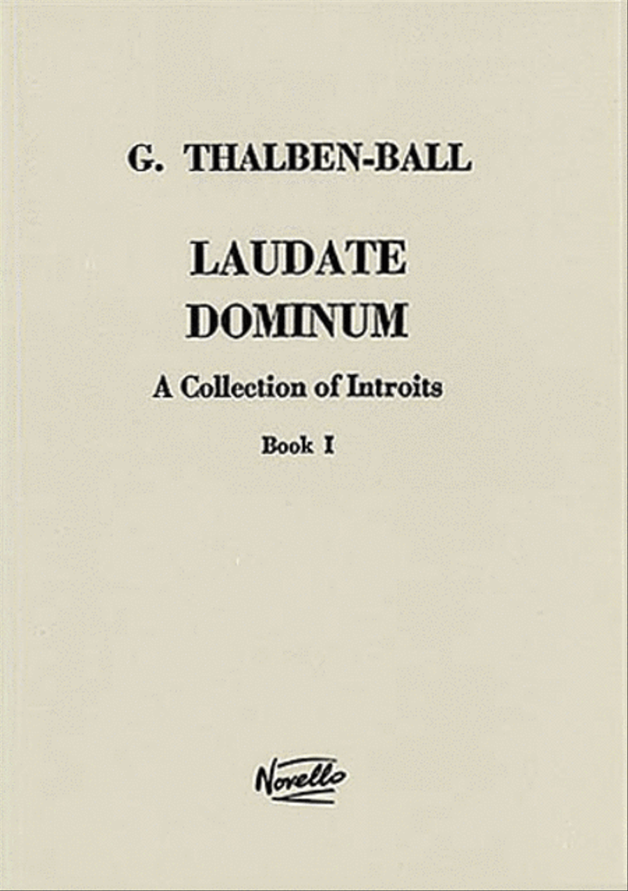 Laudate Dominum – A Collection of Introits, Book 1 4-Part scores gallery preview page 1