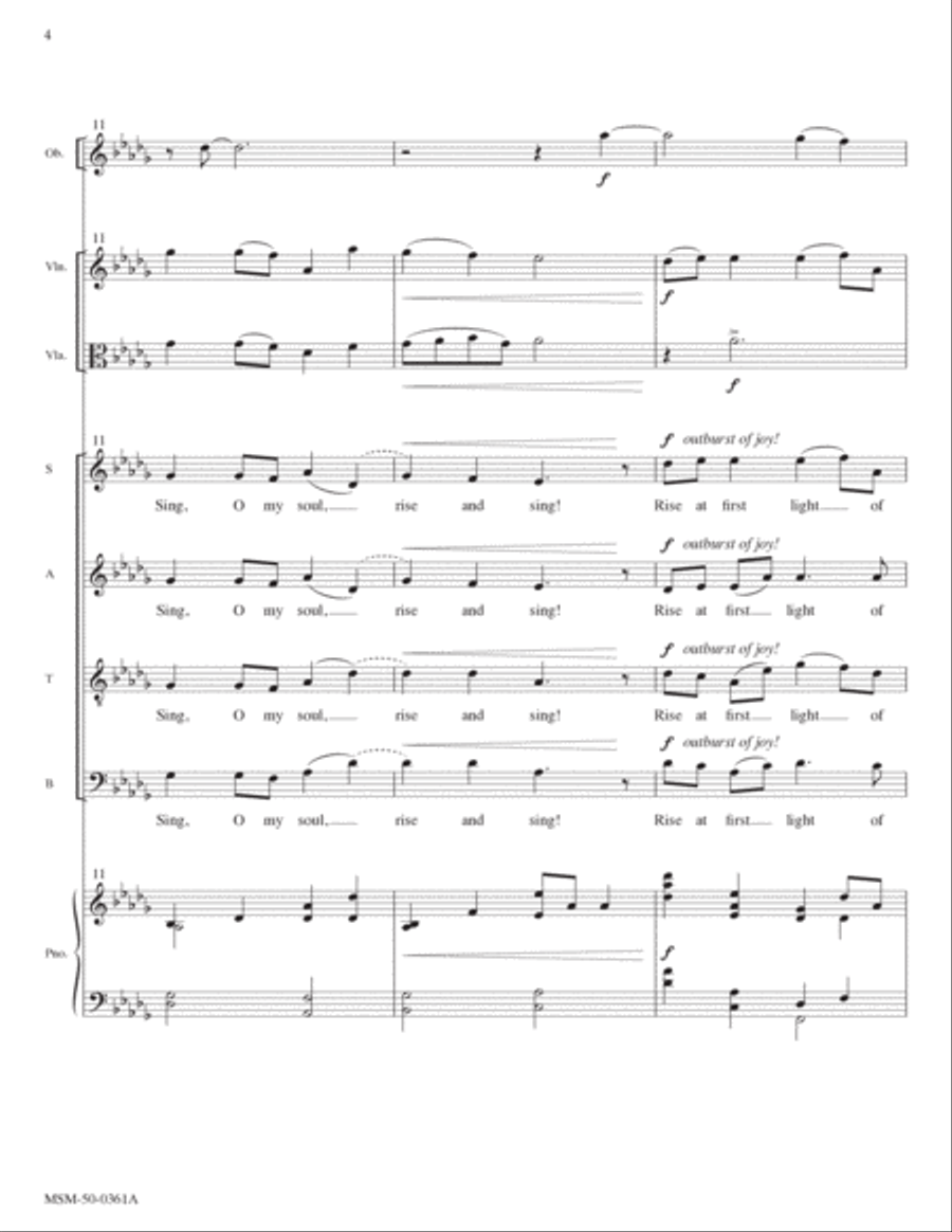 Come, Walk with Me Choir scores gallery preview page 6