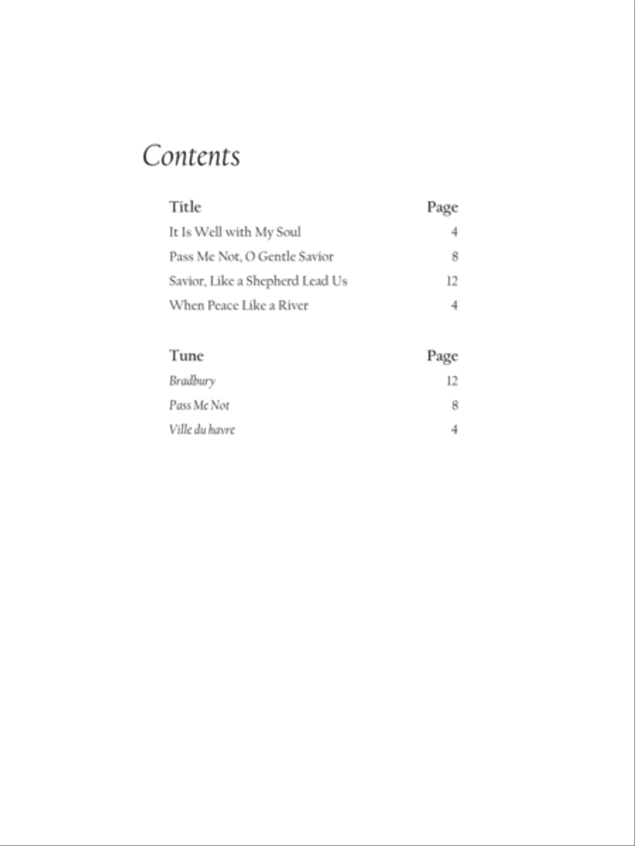 Prayerful Preludes, Set 3 Organ scores gallery preview page 3