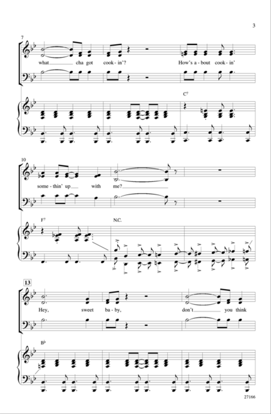 Hey, Good Lookin' 3-Part scores gallery preview page 3