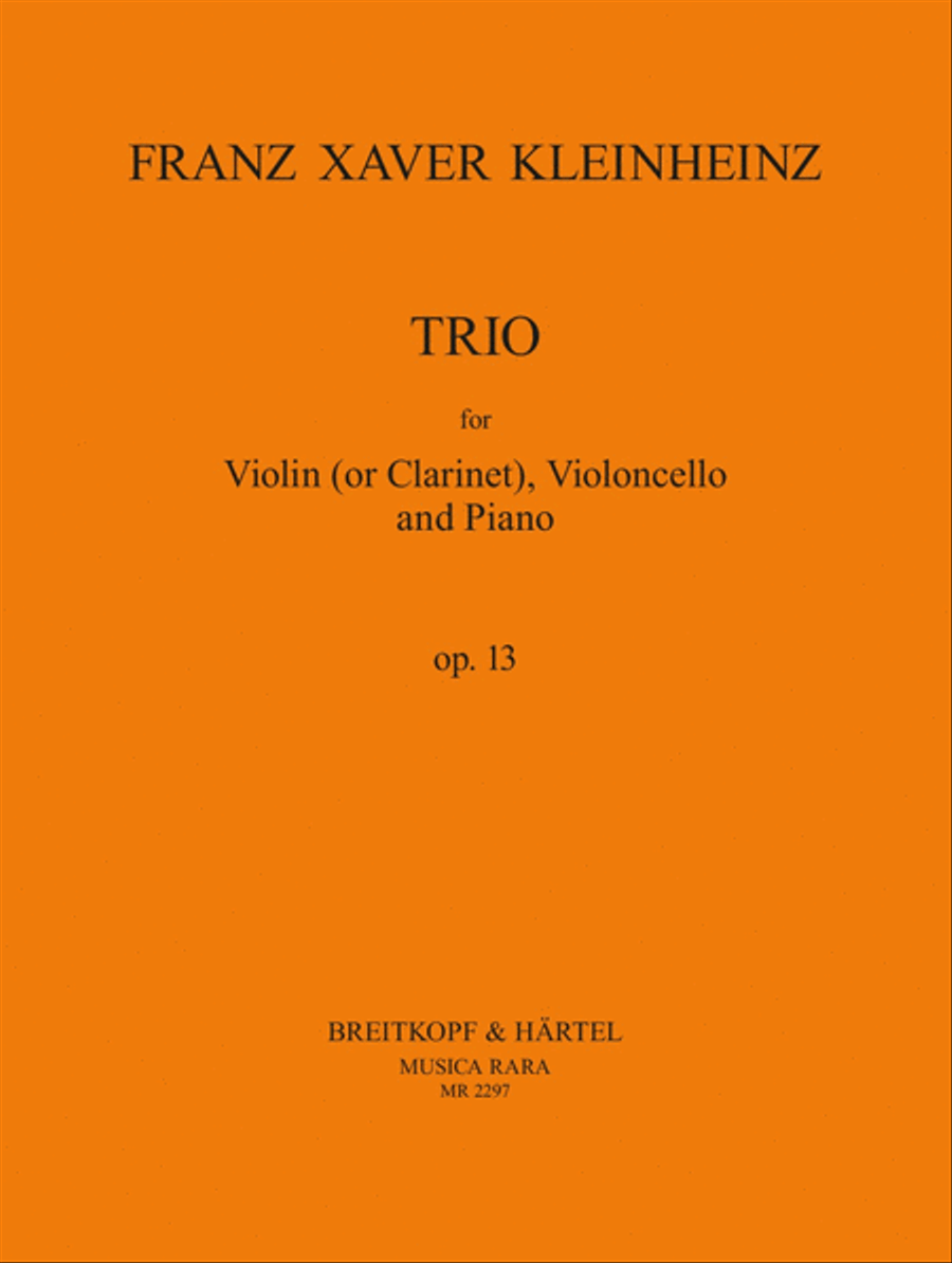 Trio in E flat major Op. 13 Piano Trio scores gallery preview page 1