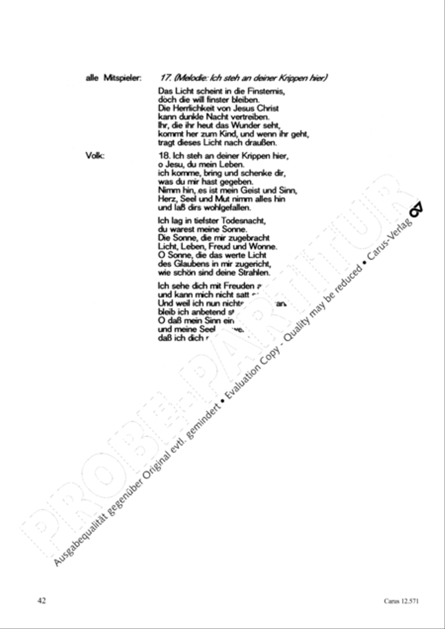 O je, Bethlehem Unison Choir scores gallery preview page 43