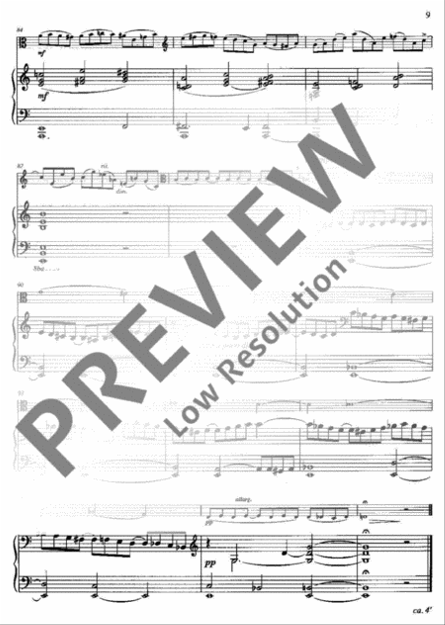 Three Elegies Three Elegies Piano Accompaniment scores gallery preview page 10