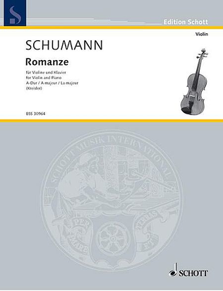 Book cover for Kreisler Mw16 Schumann Romanze Vln Pft