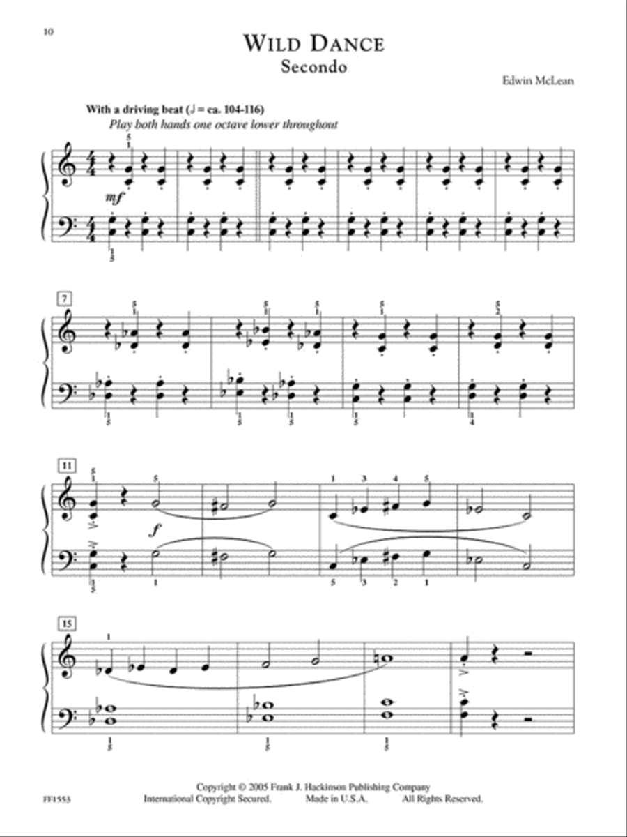 In Recital! Throughout the Year (with Performance Strategies) Volume Two, Book 2 (NFMC) Piano Method scores gallery preview page 3