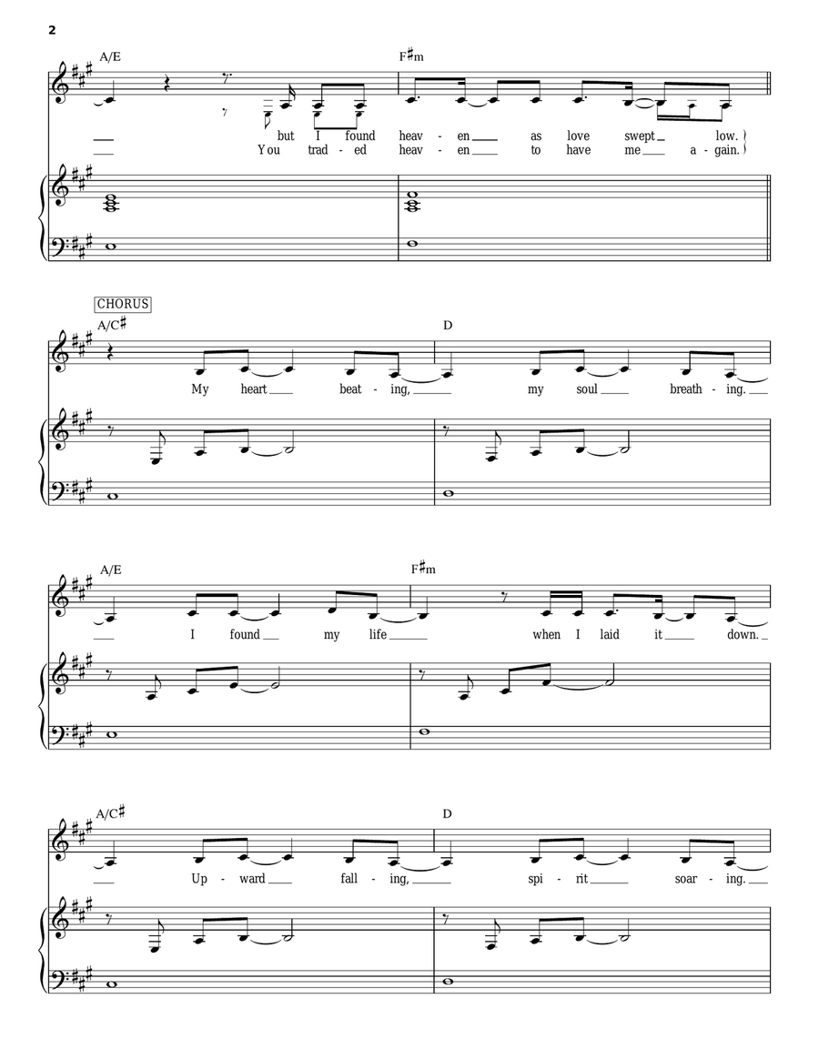 Touch The Sky Touch The Sky Voice scores gallery preview page 2