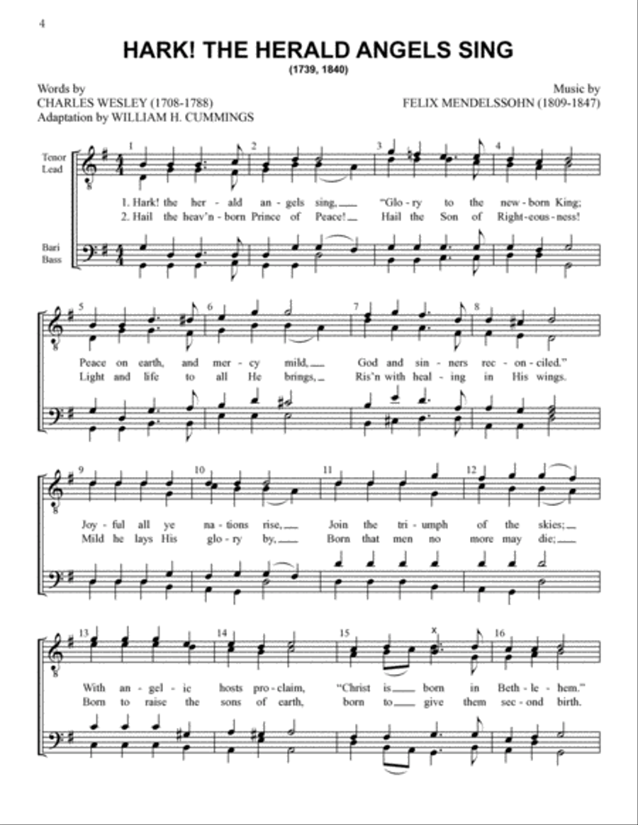 Yuletide Favorites (Volume I) TTBB scores gallery preview page 4