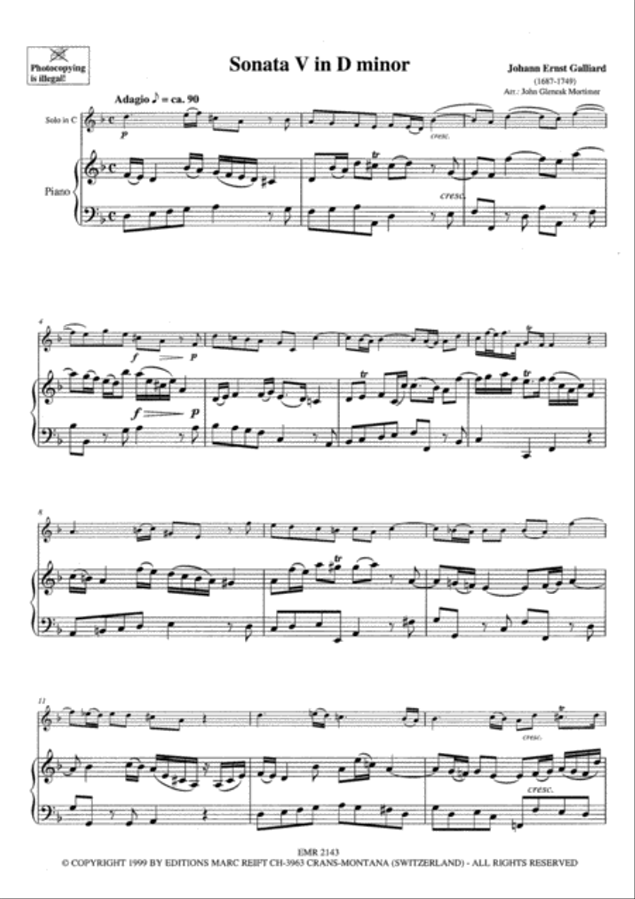 <br>Sheet music extract