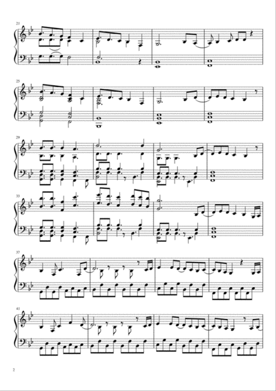 Heading Home Heading Home Piano Solo scores gallery preview page 2