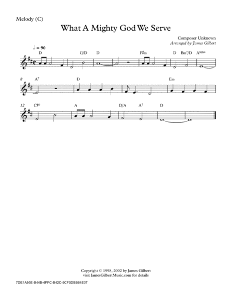 What A Mighty God We Serve Small Ensemble scores gallery preview page 4
