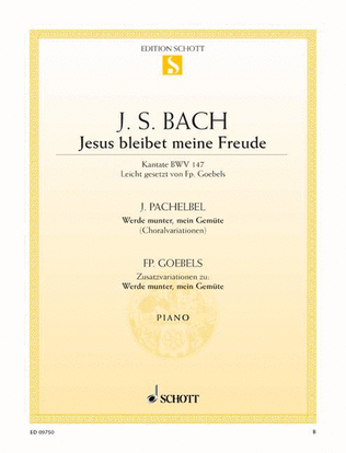 Book cover for Jesus bleibet meine Freude / Werde munter, mein Gemut, BWV 147