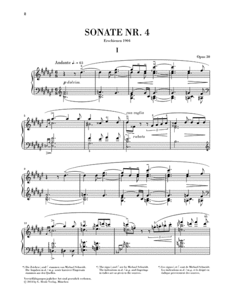 Piano Sonata No. 4 in F-sharp major, Op. 30