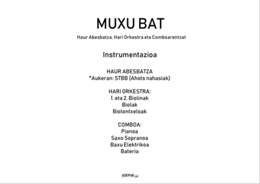 MUXU BAT (Score) String Orchestra scores gallery preview page 2