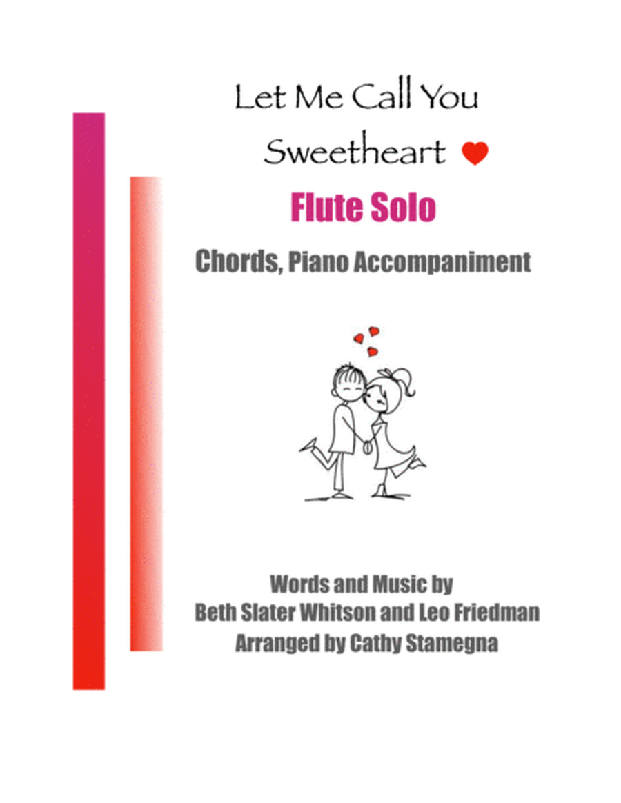 Let Me Call You Sweetheart (Flute Solo, Chords, Piano Accompaniment) image number null