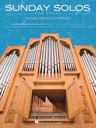 Book cover for Sunday Solos for Organ