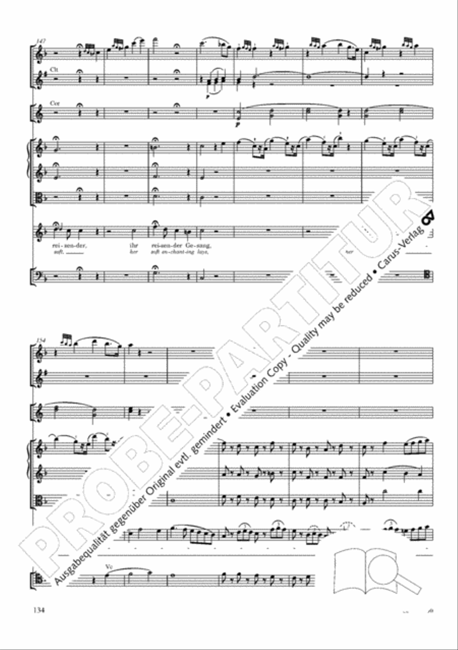 The Creation (Die Schopfung) 4-Part scores gallery preview page 154