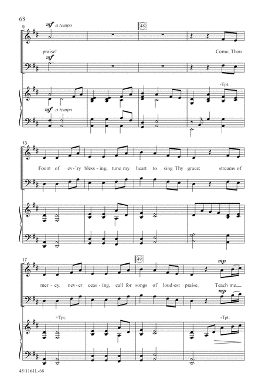 Hymns We Love to Sing Hymns We Love to Sing 3-Part scores gallery preview page 69