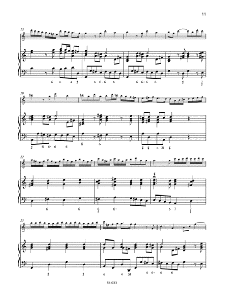 Sonata C major Alto Recorder scores gallery preview page 4