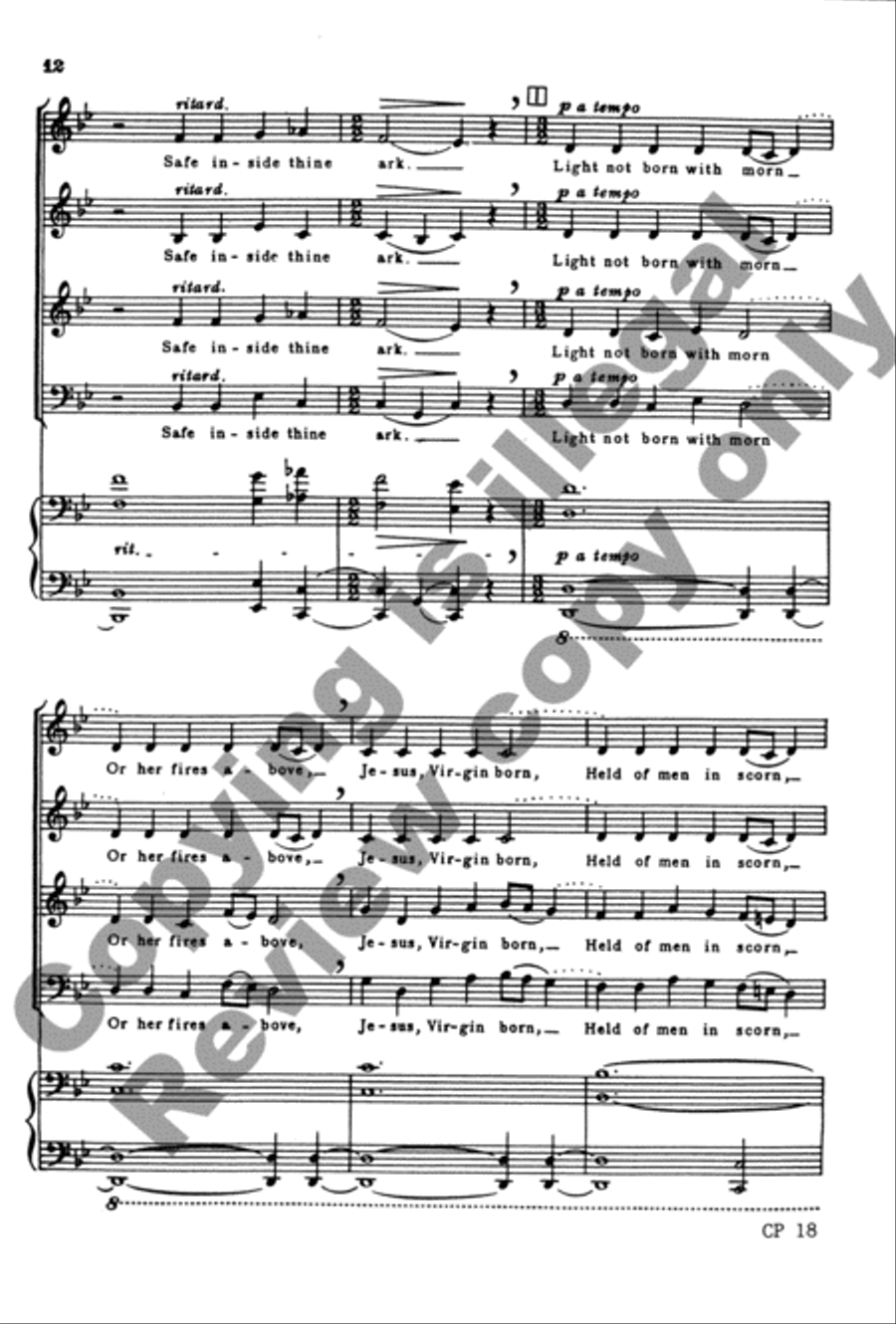 Dirge for the Savior Dirge for the Savior 4-Part scores gallery preview page 24
