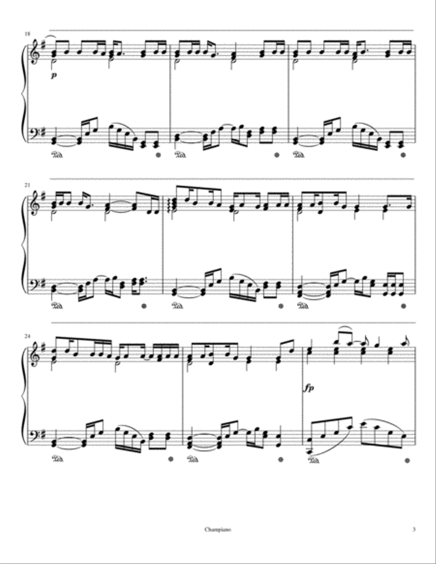 iKON - Love Scenario (Advanced Piano Solo Arrangement) Piano, Vocal, Guitar scores gallery preview page 3