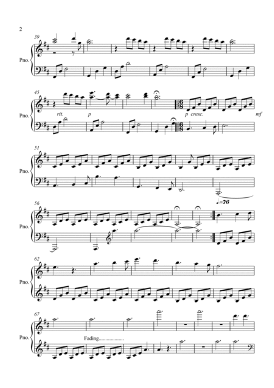 Subconscious Soul Subconscious Soul Piano Solo scores gallery preview page 2