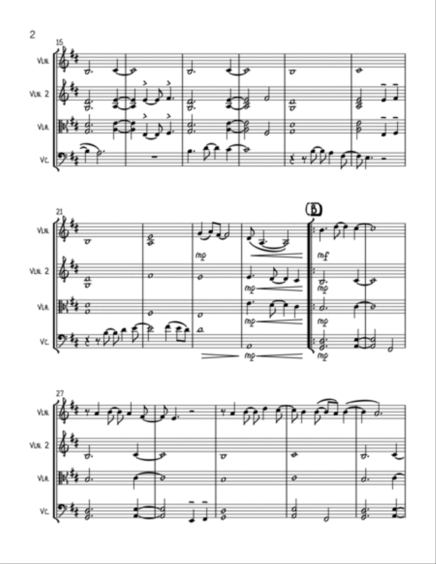 Human Nature String Trio scores gallery preview page 2