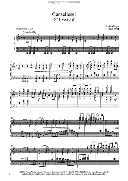 Ganseliesel. Ein Marchenspiel op. 170