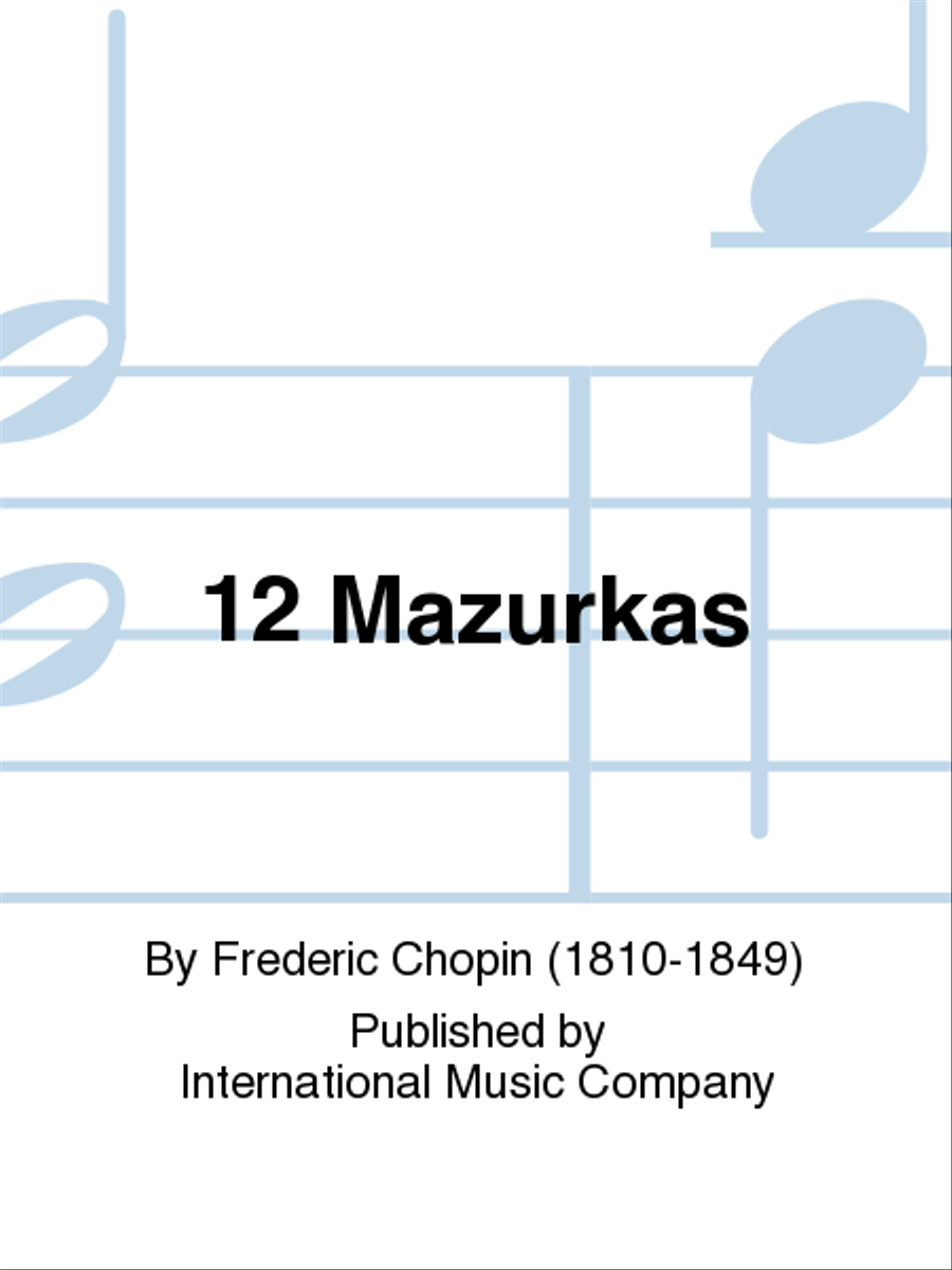 12 Mazurkas Voice Solo scores gallery preview page 1